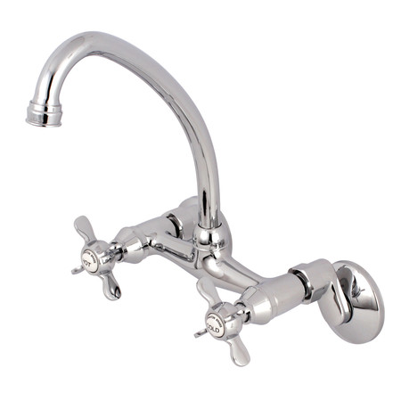 ESSEX KS114C 6-Inch Adjustable Center Wall Mount Kitchen Faucet KS114C